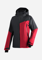 Ski jackets Nuria black red